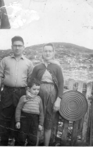 283: James Kerrivan, his wife Josephine Norman, and their son Gordon. (circa 1965) [courtesy of Lorraine Kerrivan]